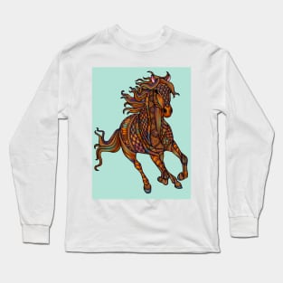 Animal Zentangles 312 (Style:2) Long Sleeve T-Shirt